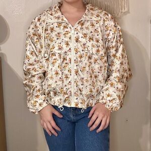 Wild Fable Floral Hooded Jacket